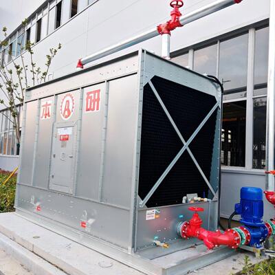 火池降温用MTC方淬形全钢横流冷却塔氧 CTI认证抗化腐耐蚀