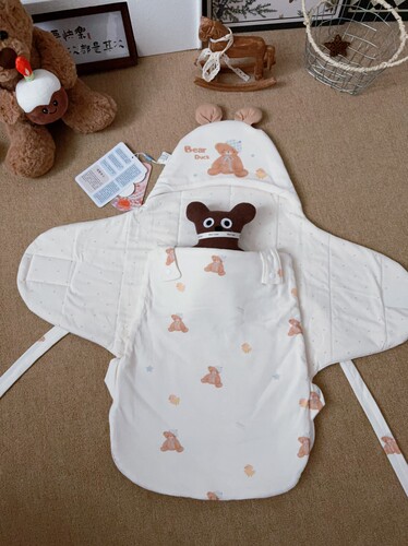 【宝宝襁褓式防惊跳睡袋】婴儿抱被纯棉产房一体式包被新生儿襁褓