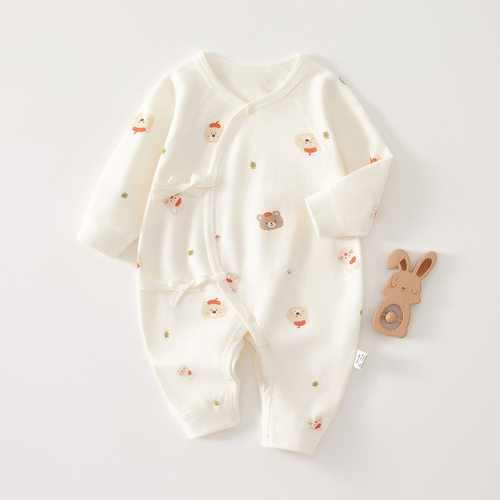 新生婴儿儿衣服秋款四季纯棉和尚服春秋0-3月6初生宝宝连体衣春装