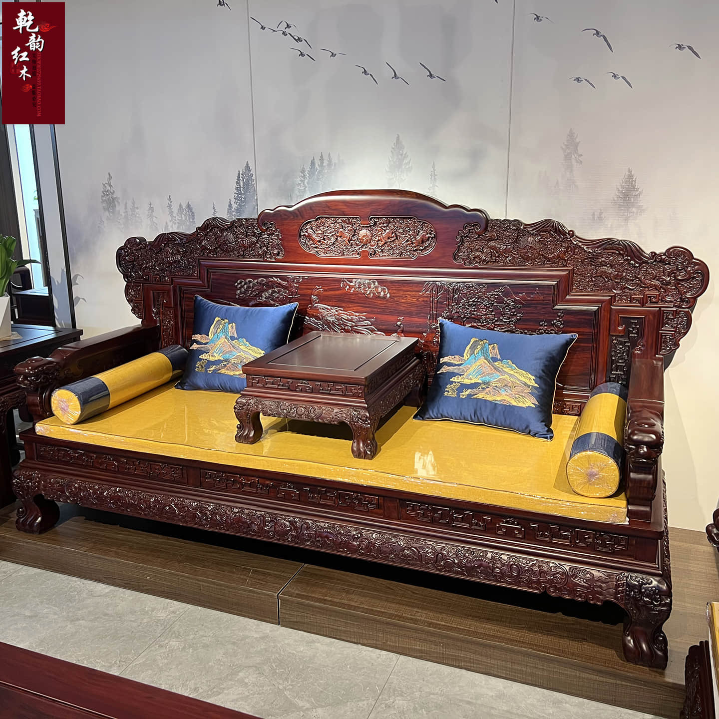 大款深雕巴西黑酸枝木沙发东阳古典黑金檀红木家具客厅盛世组合,住宅家具,红木沙发,淘宝优惠券,粉丝福利购,淘宝优惠卷