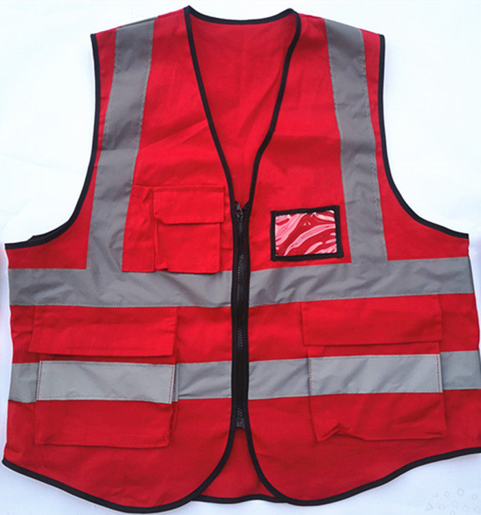 电力纯棉定制安全反光红黄蓝马甲背心工作负责人安全员监护人