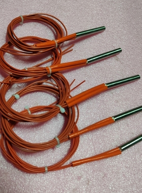 甯小贰JMS加热棒D6.4*52MM不锈钢230V/250W红色导线1米耐高温定制