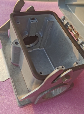 HARTING连接器19300480293高底座HAN-48B-asg2-LB-M40两孔座浩亭