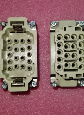 HARTING浩亭连接器09320183101母芯HAN-18-EE-F-C原装16A全新现货
