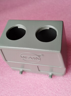 WAIN连接器W16B-TEH-4B-2M25上壳双孔M25*1.5唯恩H16B原装全新品