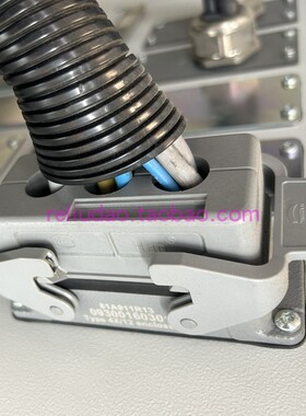 HARTING连接器09300160408三孔支架壳HAN-SPLIT-HOOD-16-B塑料盖