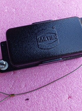 HARTING连接器09400105411金属保护盖HAN-10-HPR-COVER-SCREW黑色