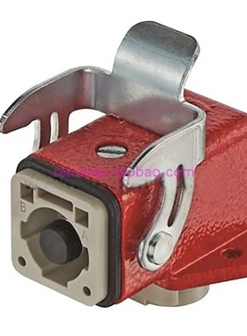 HARTING连接器09120012662公芯09120012661红色黑色HAN-Q1/0-M/M