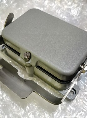 H48B连接器H48B-AD-LB开孔安装底座09300480301单扣型带塑料盖