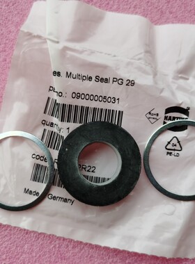 HARTING连接器09000005031密封垫PG29适合18-27MM浩亭09000005106