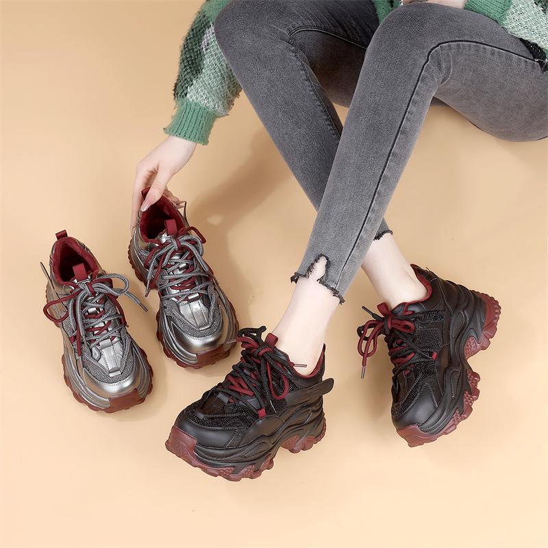 2025新款春季老爹鞋软底不累脚