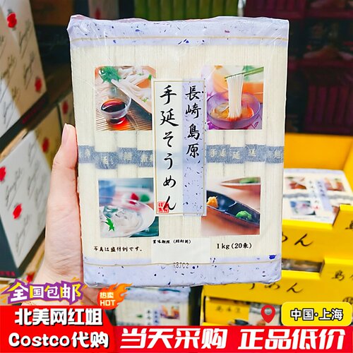 日本进口手工素面龙须面挂面细面