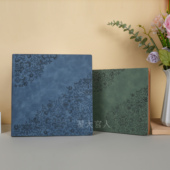 影楼古装 风写真婚纱照相册定制中国风结婚照皮质精修照片入册制作