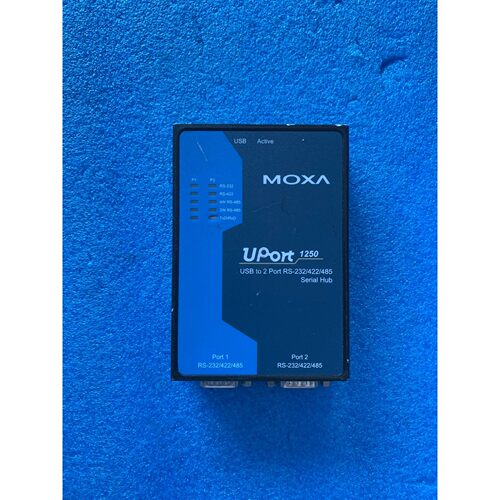 摩莎MOXA Uport 1250 工业级USB转2串口,可咨询维修咨询维修