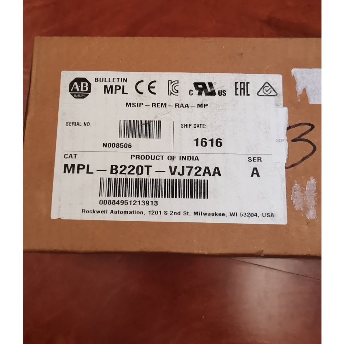 MPLB220TVJ72AA 伺服马达 全新原装正品咨询维修咨询维修