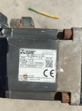 HGKN23JS100三菱伺服电机200W实拍图需咨询维修