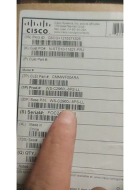 全新Cisco 思科 WSC2960L8PSLL 交换咨询维修