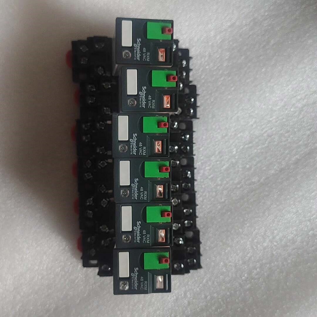施耐德继电器RXM2AB2E7原装正品线圈电压48VAC咨询维修咨询维修