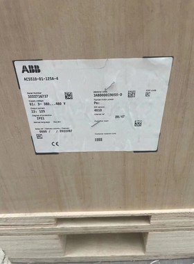 ABB变频器ACS51001125A4咨询维修