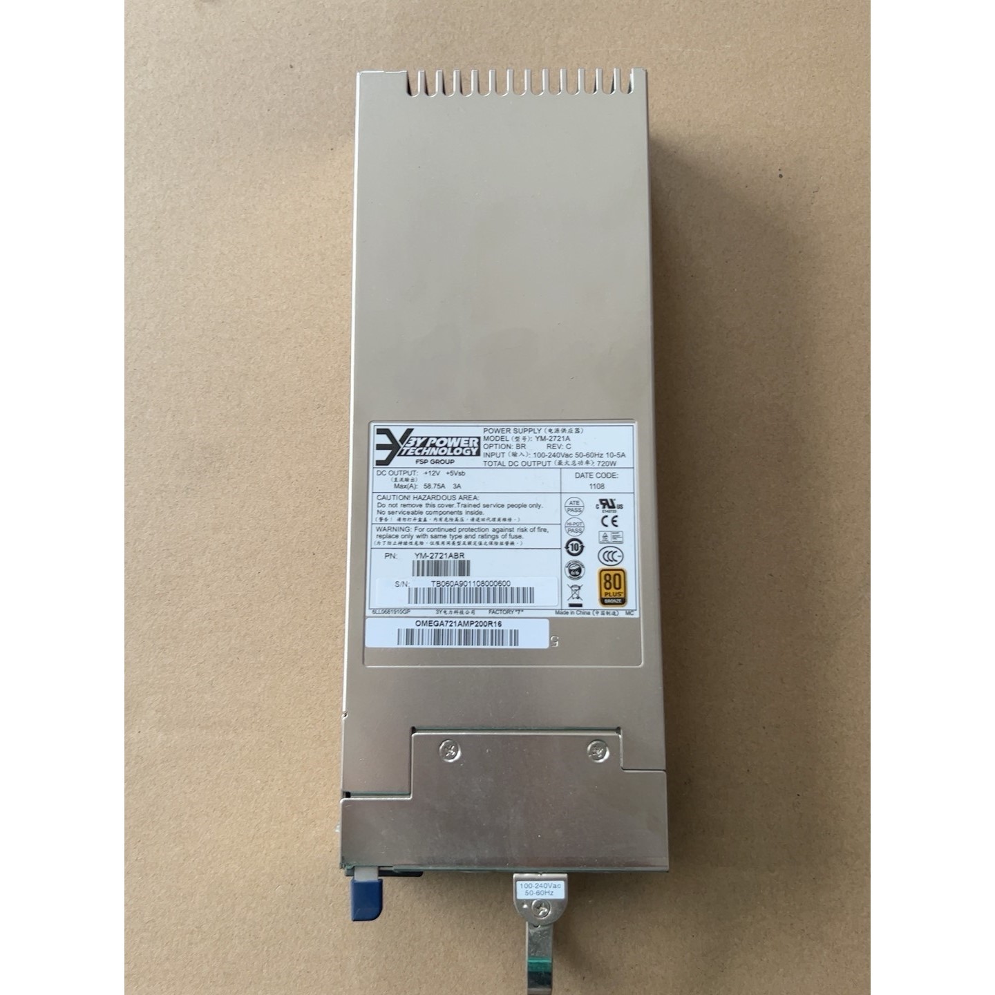 3Y YM-2721A 720W YM-2721C 2U服务咨询维修咨询维修咨询维修