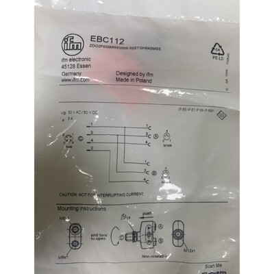 易福门 EBC112 连接器连接头,全新库存剩余咨询维修咨询维修