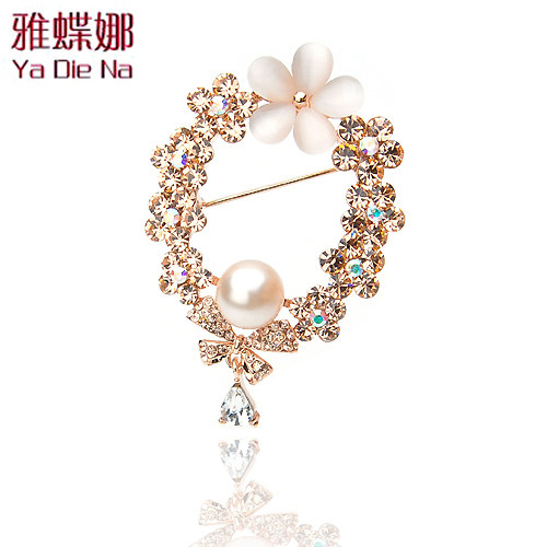 Broche femme en Zircon diamant - Ref 1178706 Image 1