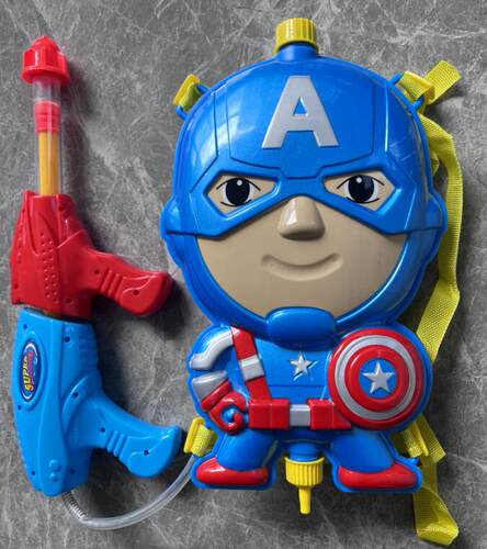 现货韩国儿童水枪背包抽拉式双肩包水枪打水仗神器水枪男孩玩具