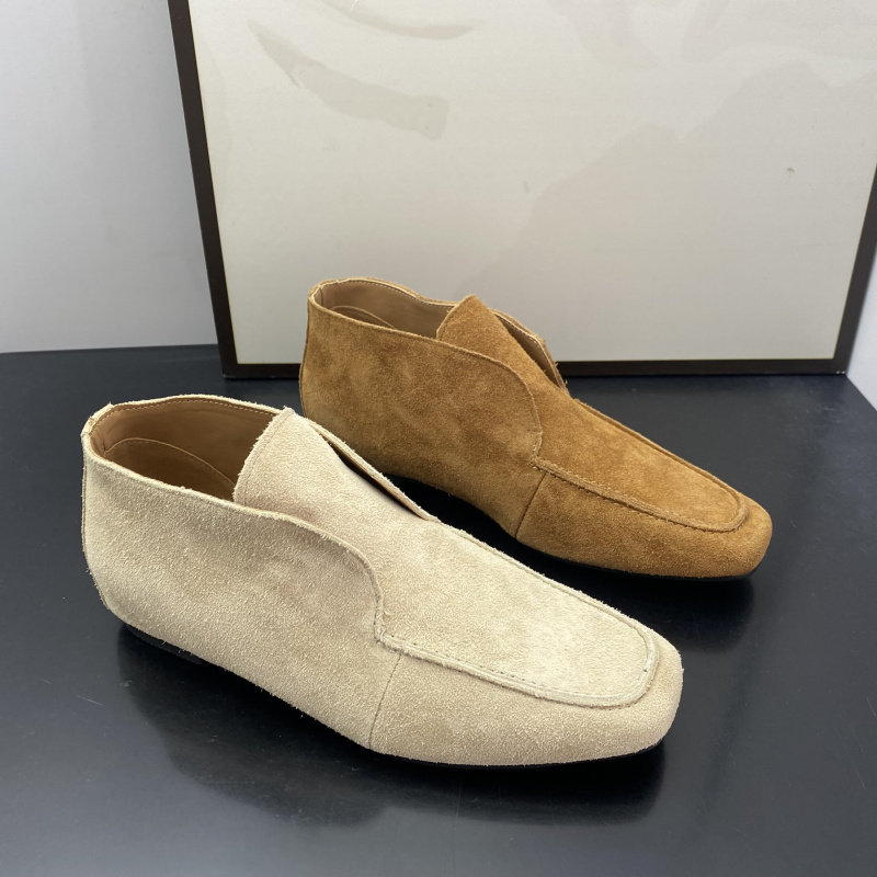 春季舒适新款乐福鞋女休闲豆豆鞋平跟一脚蹬百搭极简风单鞋款女