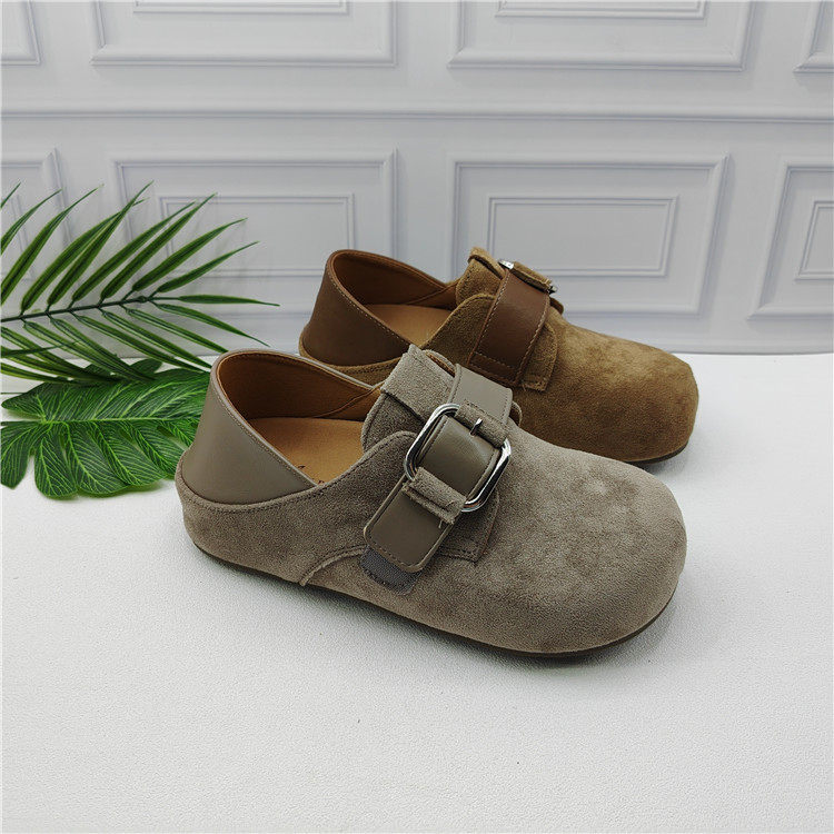 26春季复古风搭扣一脚蹬勃肯鞋女搭扣圆头平底休闲懒人单鞋女,女鞋,勃肯鞋/软木鞋,淘宝优惠券,粉丝福利购,淘宝优惠卷