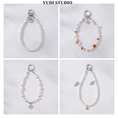 原创高级天然淡水珍珠手机链简约风挂链手提链多巴胺适用华为苹果