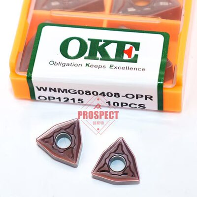 株洲OKE桃型数控刀片WNMG080404/08-OMM/OMF-OP1215不锈钢OC2125