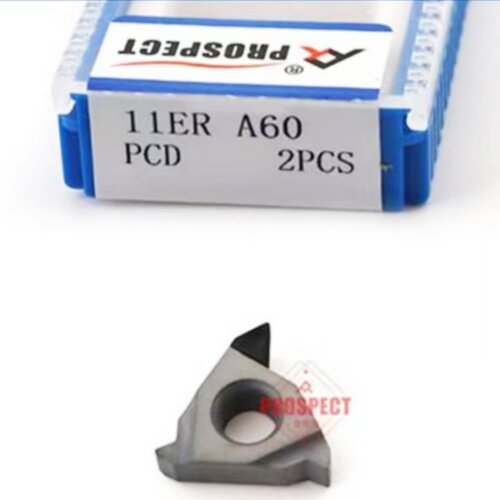 金刚石螺纹刀片PCD/CBN铝用高光11/16ER AG60 60度55度宝石刀片