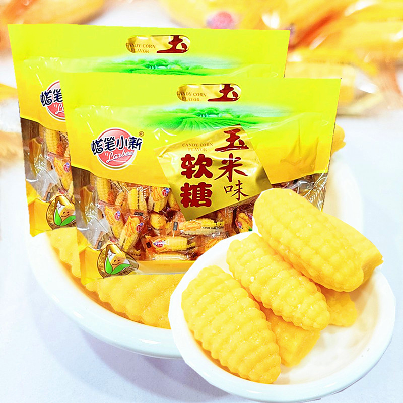 蜡笔小新玉米味软糖袋装418g