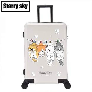 朵拉麦吉儿童拉杆箱调皮捣蛋鬼行李箱女20寸拉杆箱小清新旅行箱万