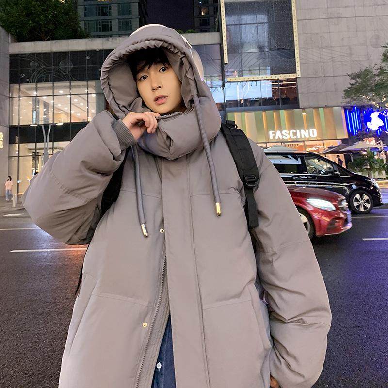 加厚短款羽绒服男女同款2024新款冬季青年学生情侣面包服宽松外套