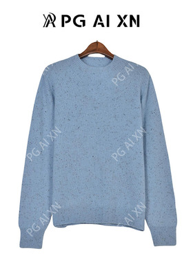 【一一专享】100%纯毛一线七针点子纱半高领 PGXN2342