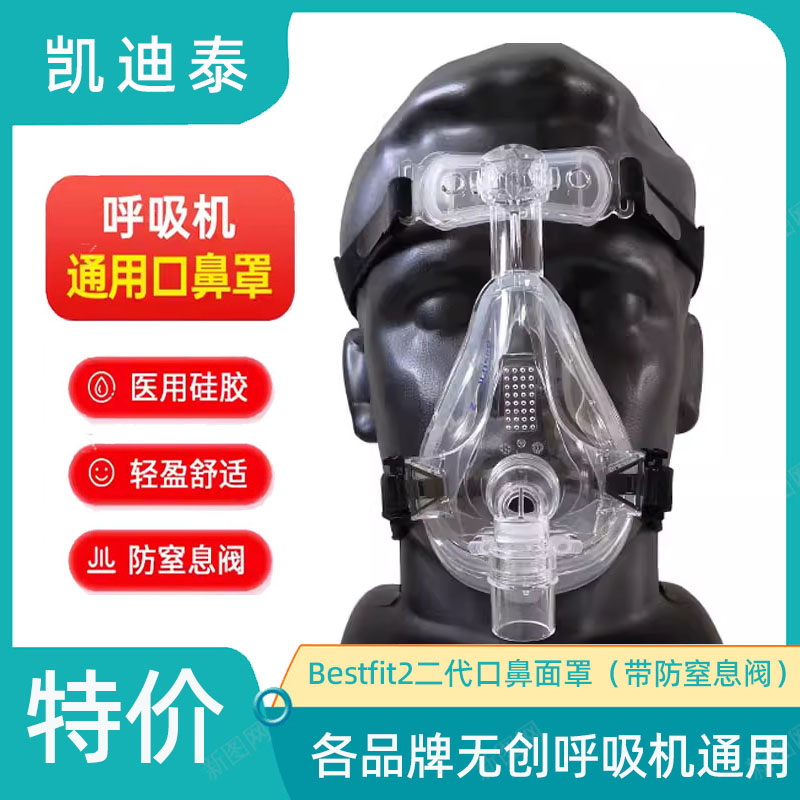 凯迪泰Bestfit2口鼻面罩