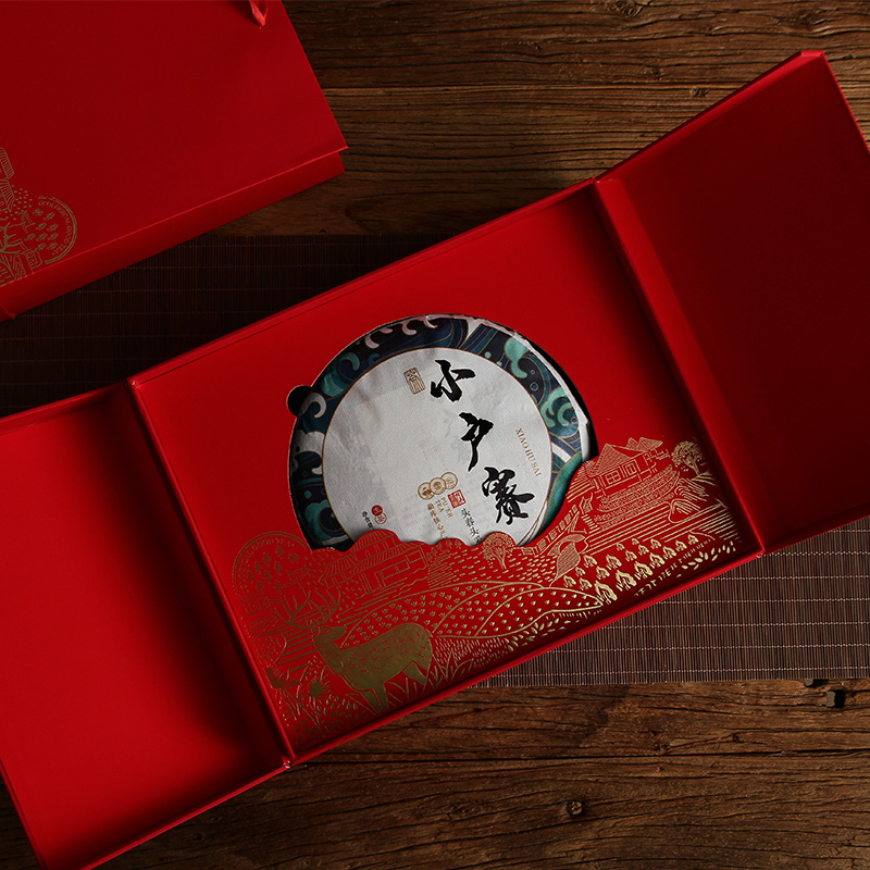 茶叶包装空礼盒普洱茶包装空礼盒200g白茶357克通用纸盒订制高端