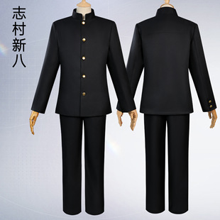 志村新八cos服动漫3年Z班银八老师志村新八cosplay服装女装真人
