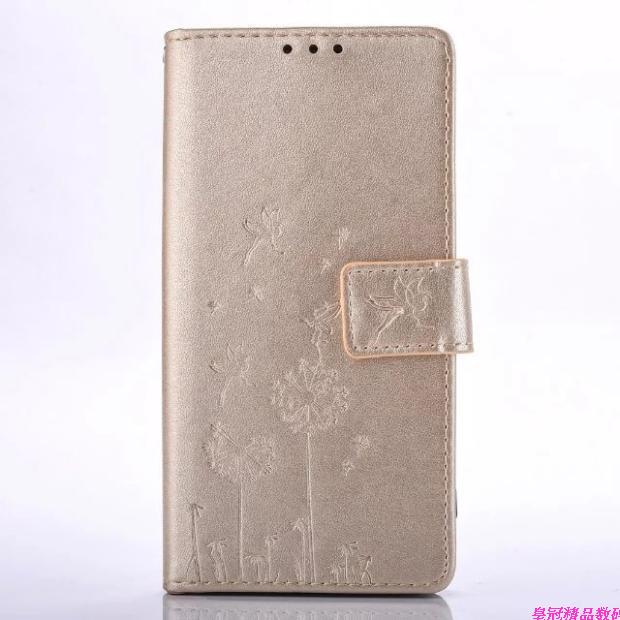 三星SAMSUNG S7 蒲公英压花皮套可插卡可支架