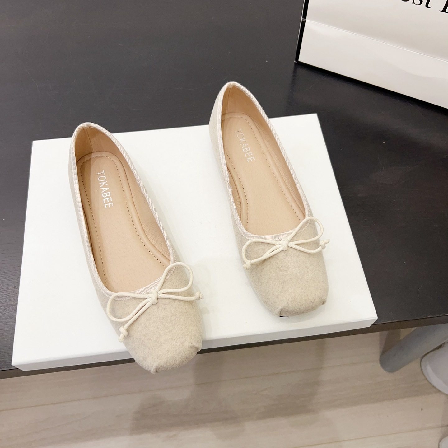 小众复古平底芭蕾舞单鞋女2026春季新款蝴蝶结浅口软底奶奶鞋瓢鞋,女鞋,浅口单鞋,淘宝优惠券,粉丝福利购,淘宝优惠卷