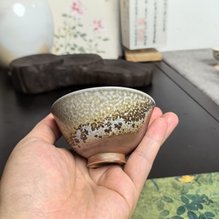 柴烧裸烧主人杯铁胎泥柴烧主人杯原矿柴烧杯原矿柴烧主人杯