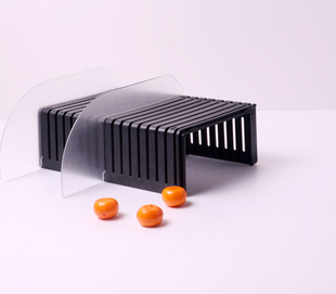 风柜隔板饮料展示箱立风幕柜假底陈列道具果蔬垫板插槽板陈列架