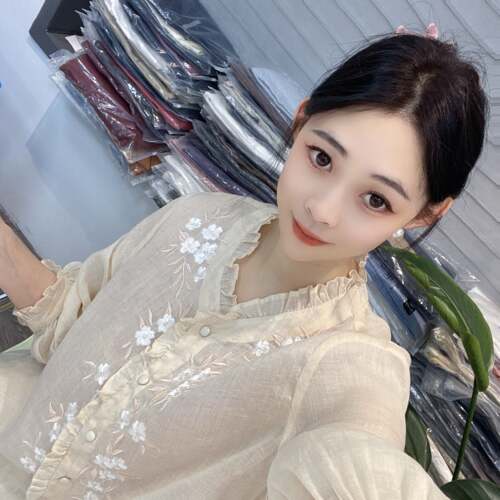 [苎麻上衣合集]高品质夏季新款苎麻短袖百搭衬衫女(S751-S800）