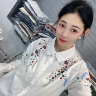 [衬衫合集]春季新款外穿宽松百搭纯棉长袖衬衫女（A651--A700）