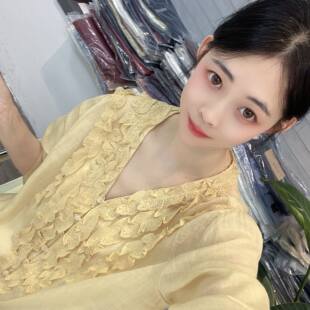 [苎麻上衣合集]高品质夏季新款苎麻短袖百搭衬衫女(S501-S550）