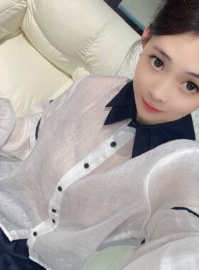兜兜[苎麻上衣合集]高夏季新款苎麻短袖百搭衬衫女(K651-K700）