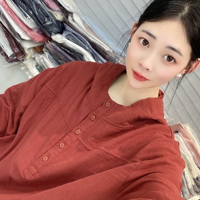 [衬衫合集]宽松秋冬新款打底纯棉长袖衬衫女（V301--V350）