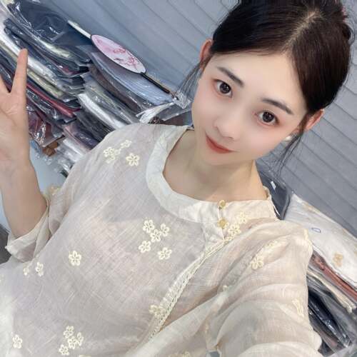 兜兜[苎麻上衣合集]高夏季新款苎麻短袖百搭衬衫女(V751-V800）