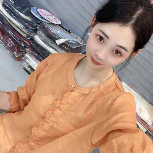 兜兜[苎麻上衣合集]高夏季新款苎麻短袖百搭衬衫女(C301-C350）